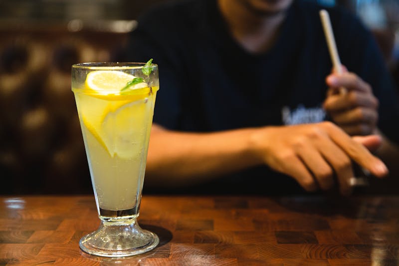 Fresh lemonade drink