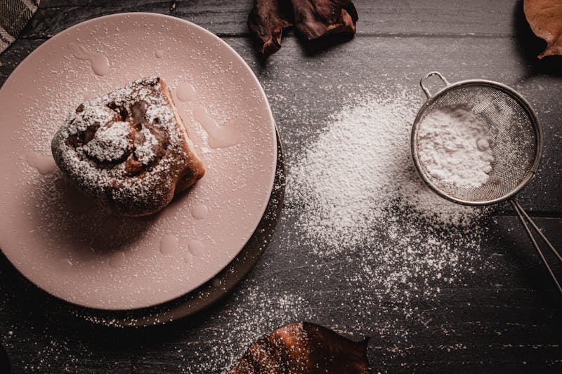 Cinnamon dessert pizza sweet pie